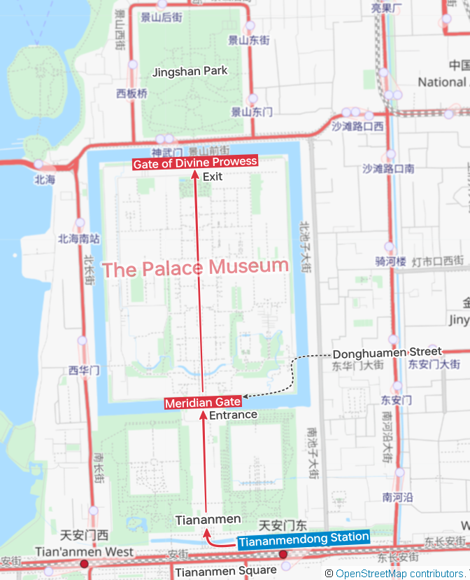 The Palace Museum Map