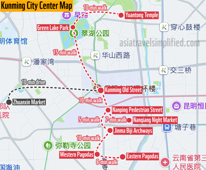kunmingcitycentermap
