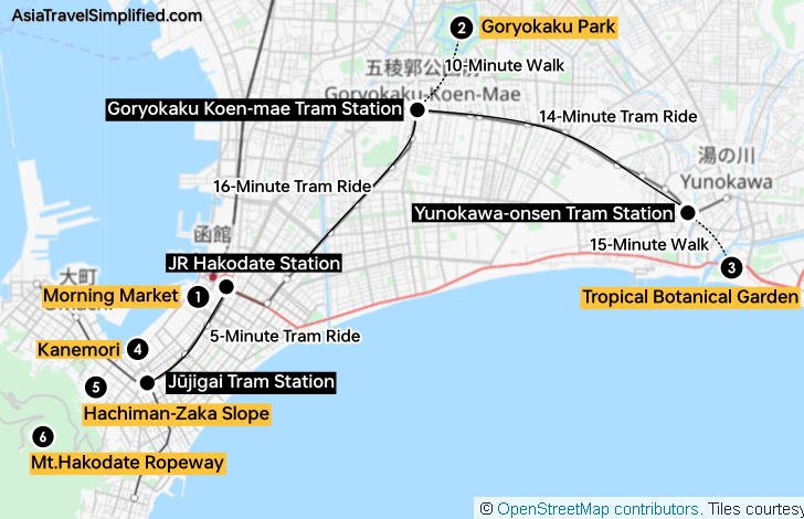 Hakodate Map