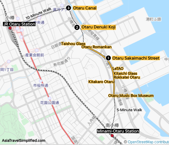 Otaru Map