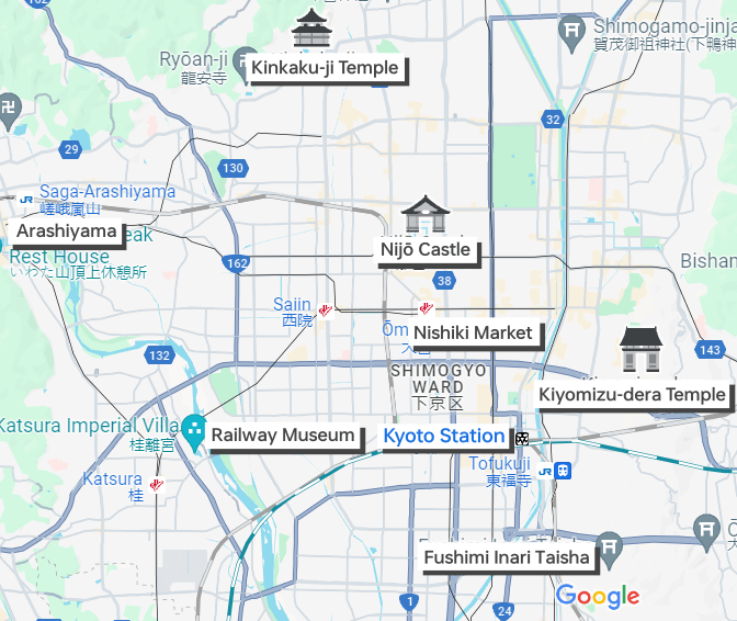 Kyoto Map