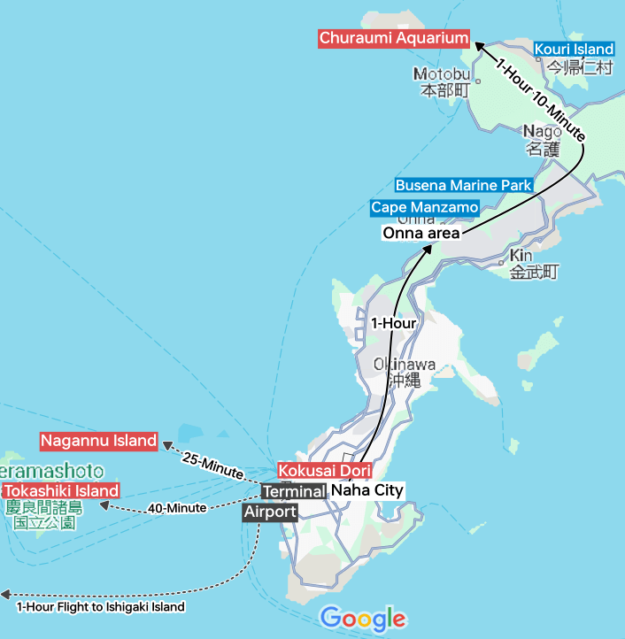 Okinawa Map
