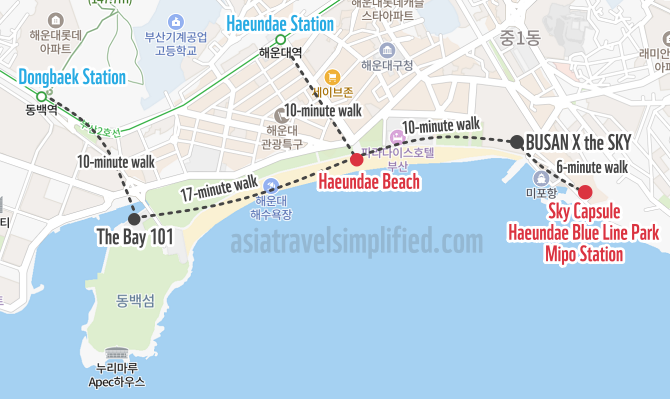 HaeundaeBeachMap